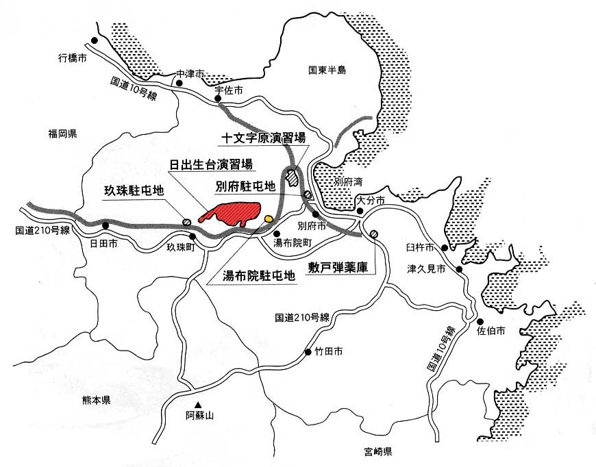 日出生台の場所　地図